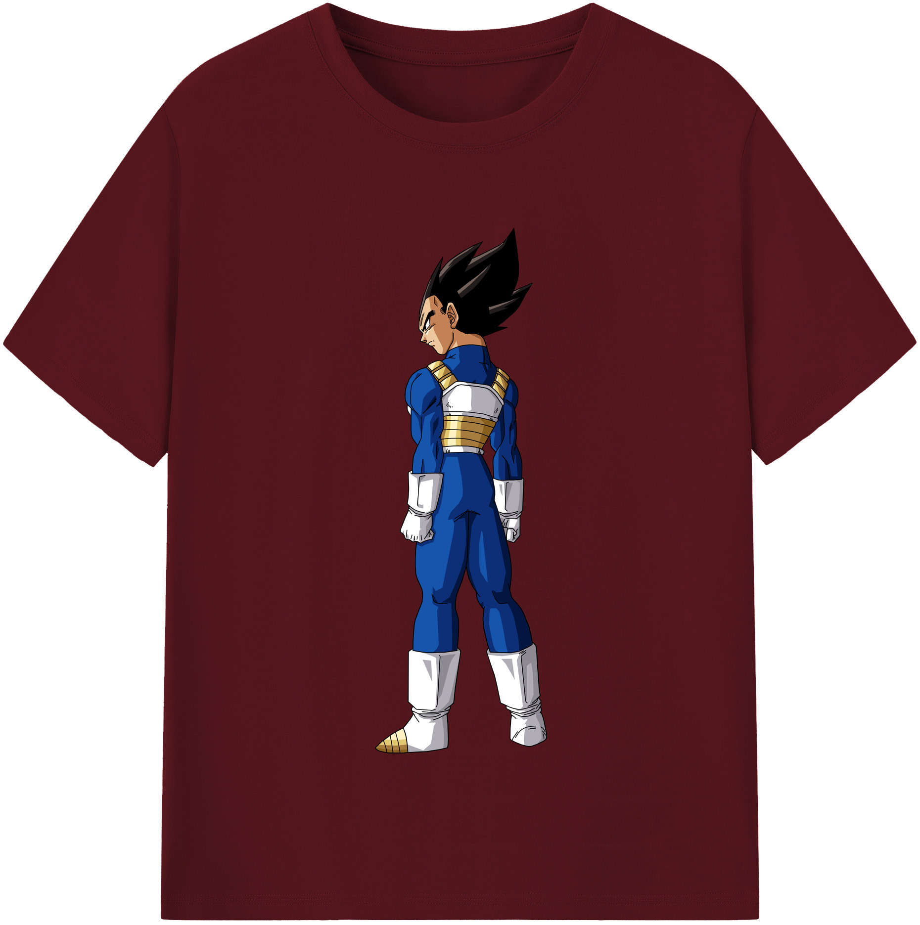 （画像用） ドラゴンボール ベジータ四世（Bejīta Yonsei）DRAGON BALL Vegeta IV 綿100％半袖Tシャツ（フロントプリント）